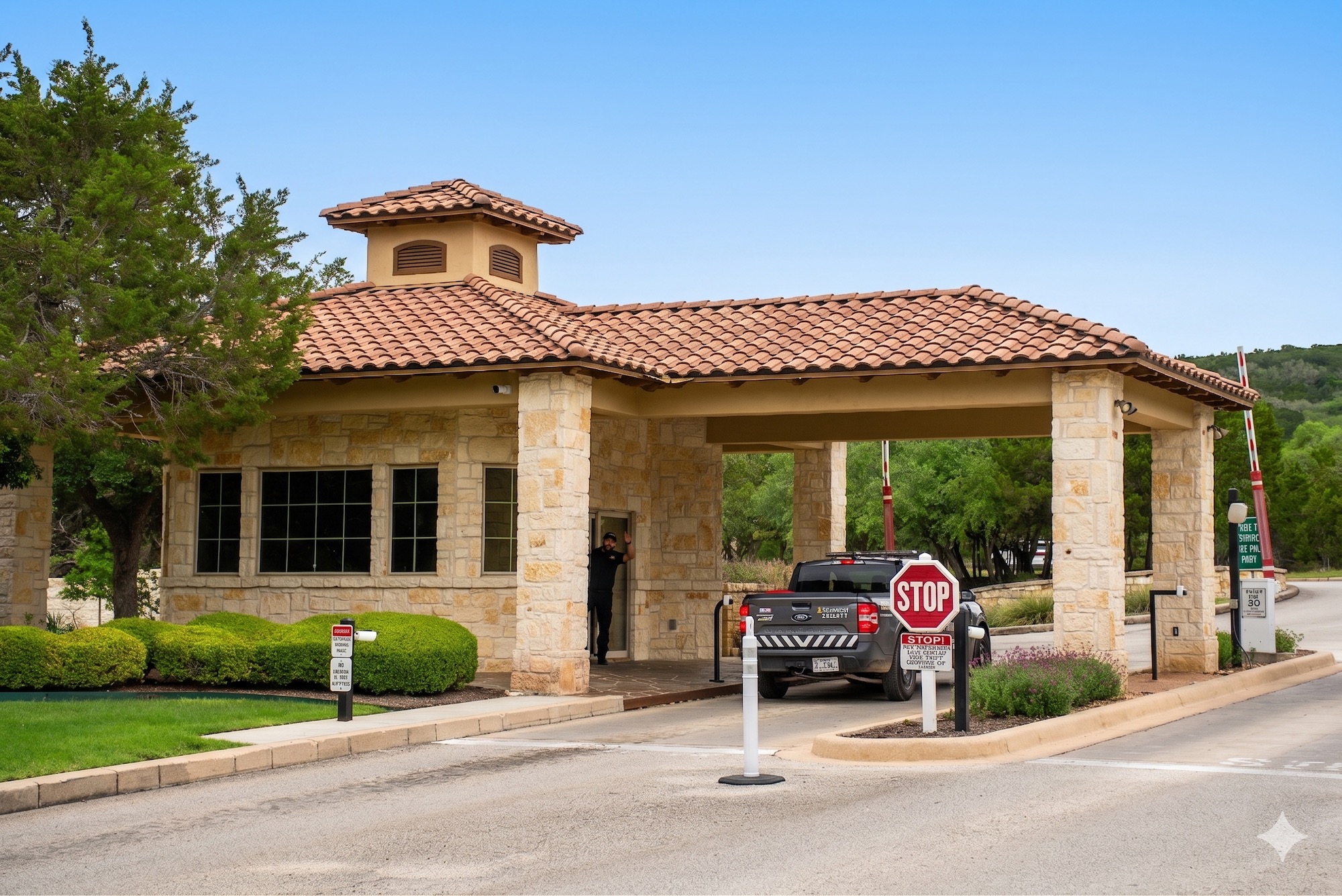 The Dominion 24-hour guard gate security